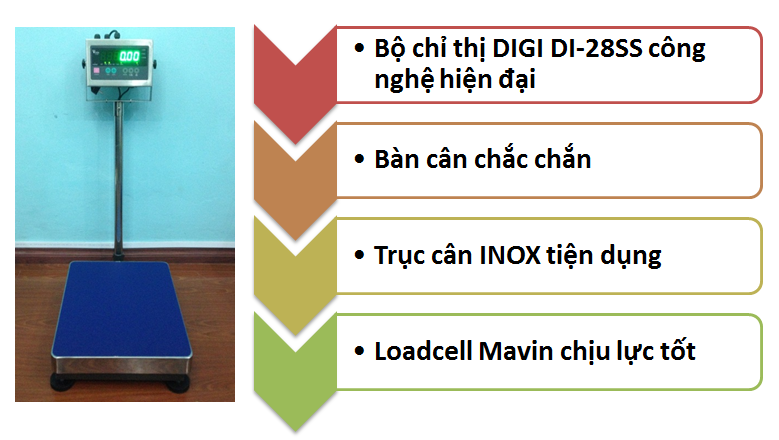 cân chống nước DIGI-tổng thể